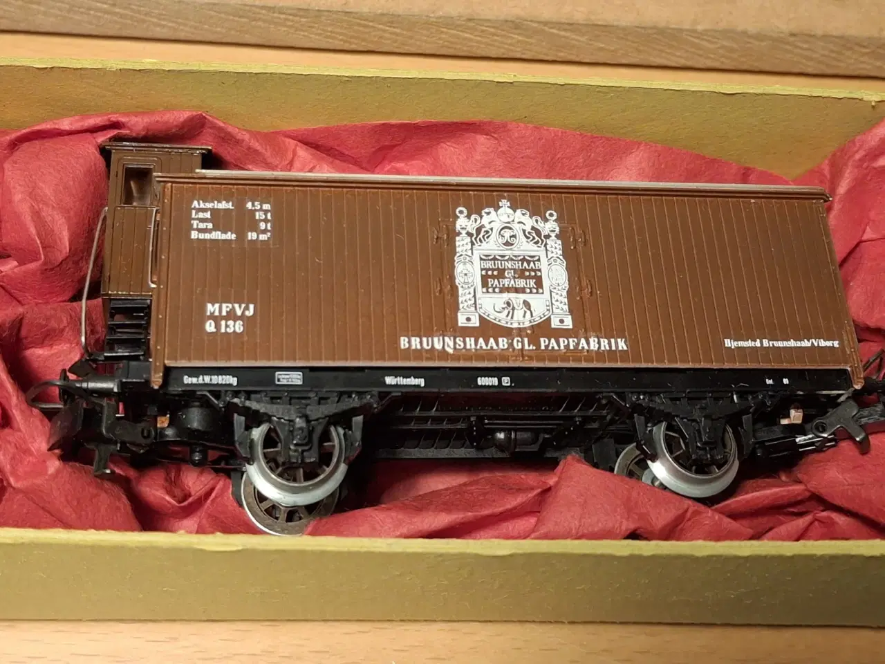Billede 3 - Godsvogn fra Brunshåb Papfabrik.