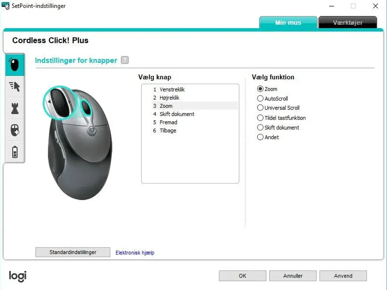 Billede 7 - Logitech Cordless Click! Plus Optical Mouse