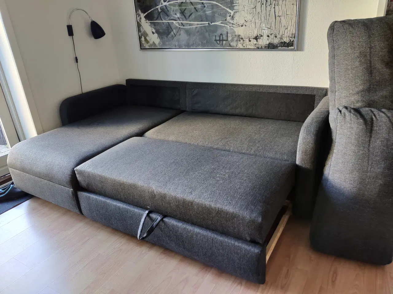 Billede 4 - Sovesofa med chaiselong 