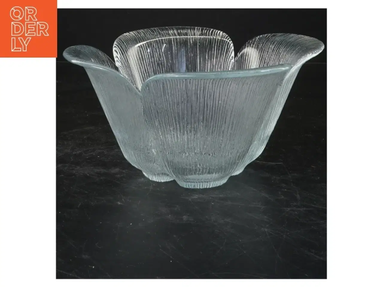 Billede 1 - Glas skål (str. 10x21 cm)
