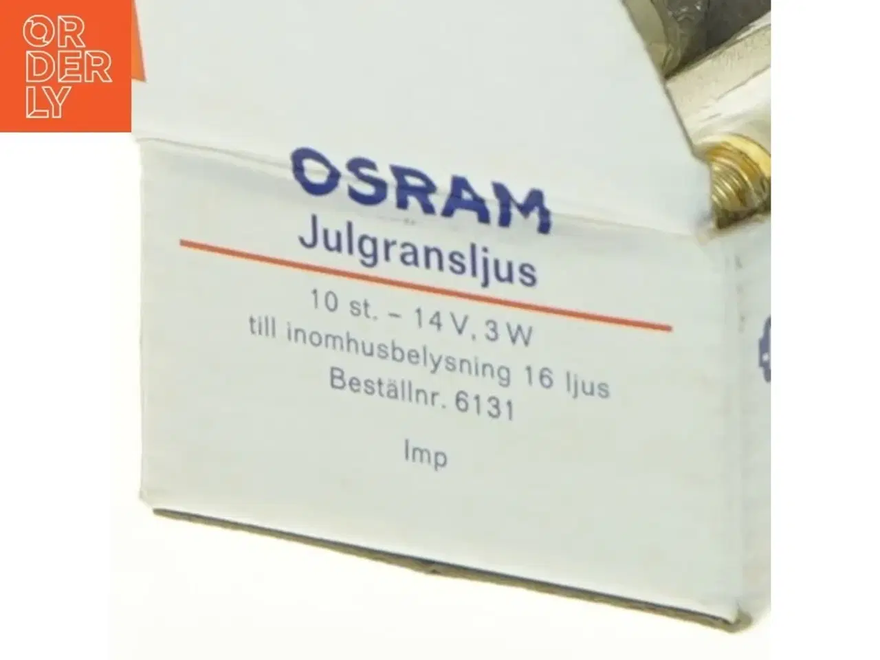 Billede 4 - OSRAM juletræspærer fra Osram (str. kasse 13x8 cm)