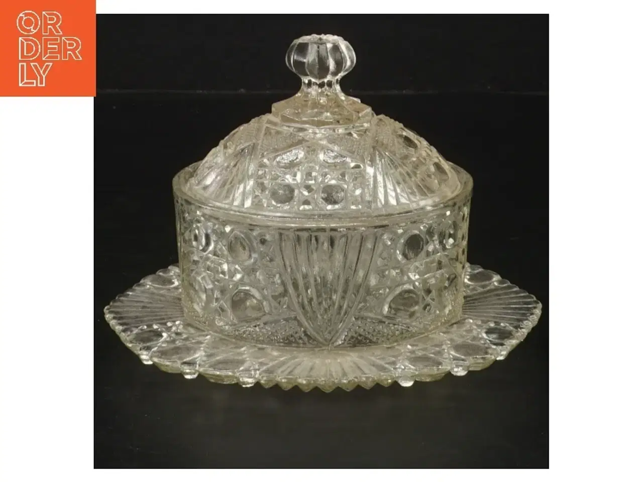 Billede 1 - Krukke med låg og underkop (str. Ø 13 cm)