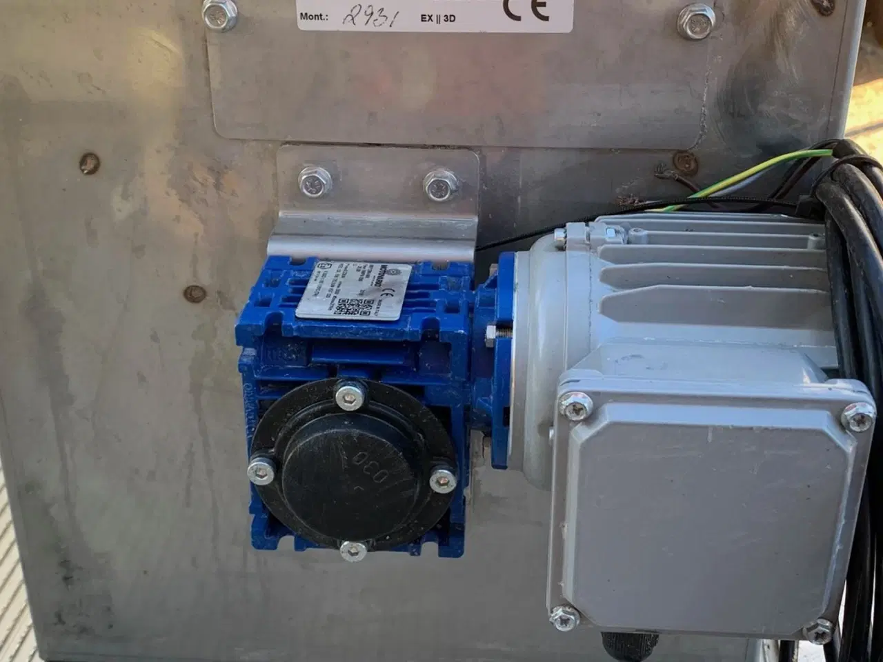 Billede 5 - Skiold . Skiold Optagerstation Ø 50,8 med gearmotor, udført i rustfri Stål