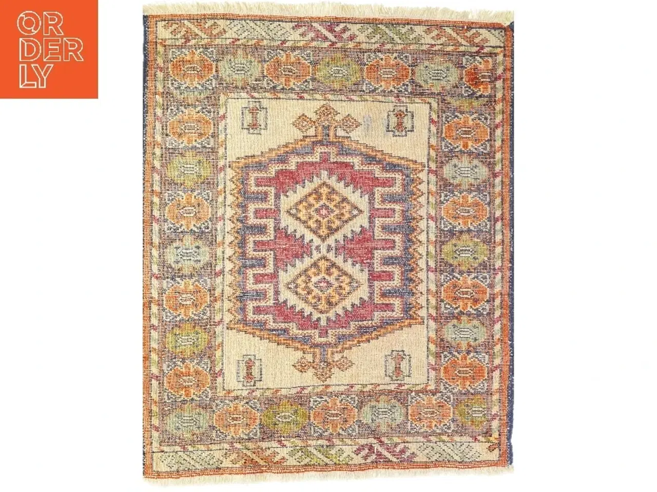 Billede 2 - ægte Tæppe med mønster  (str. LB: 80x65cm)