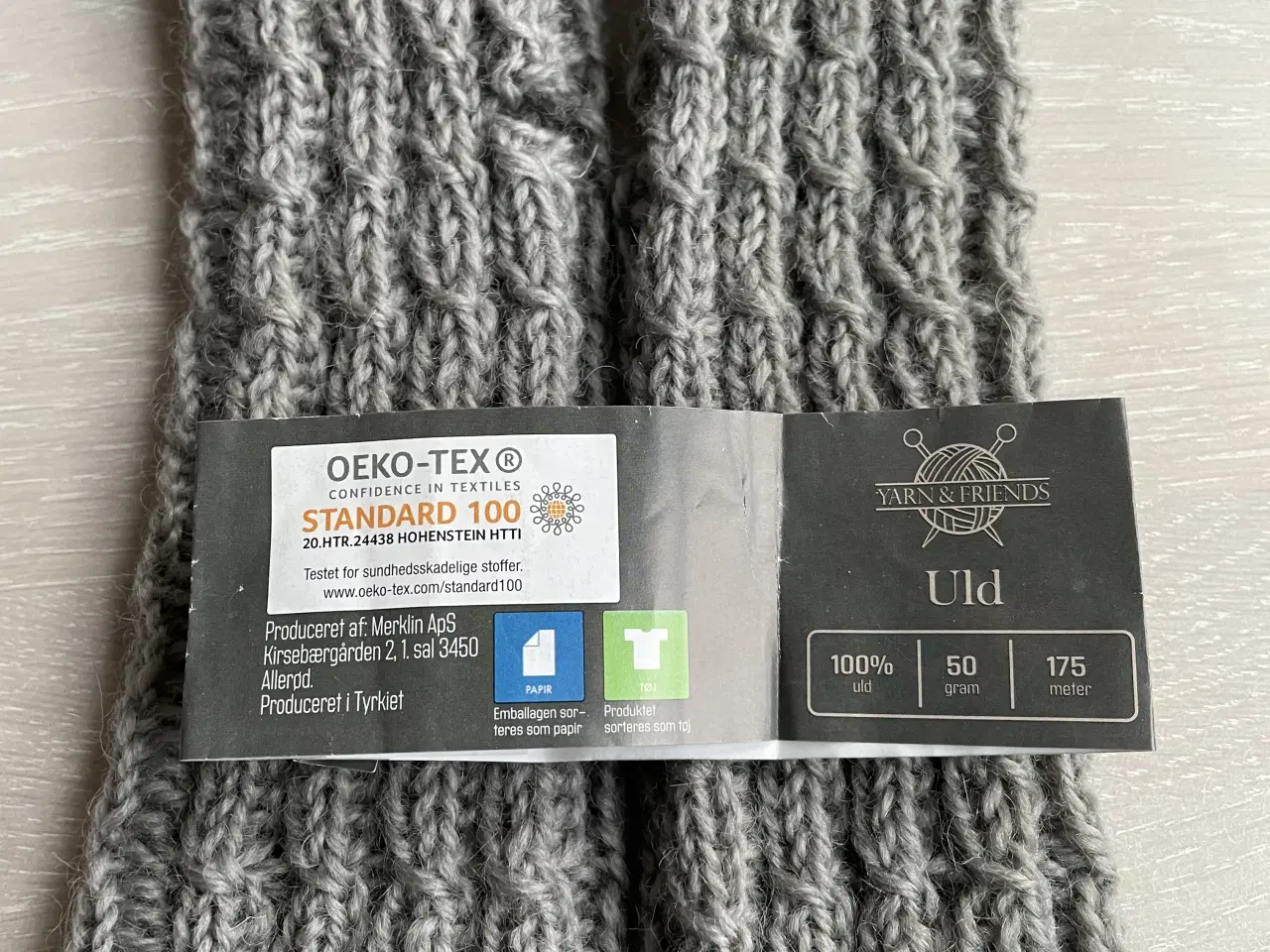 Billede 4 - Strikkede håndledsvarmere 