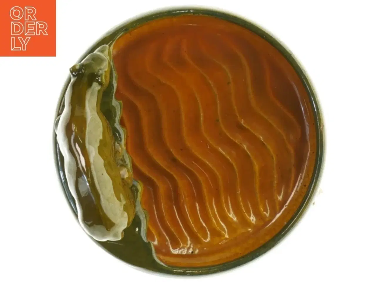 Billede 3 - Keramikaskebæger med bjørnefigur (str. 10 x 3 cm høj. diameter, 18 cm)