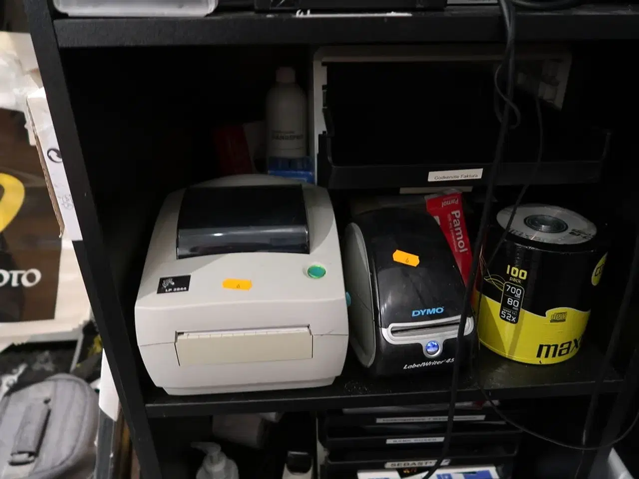 Billede 1 - 2 stk. labelprintere ZEBRA LP 2844, DYMO LabelWriter 450