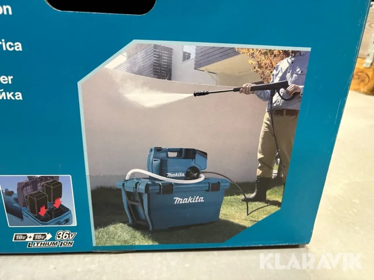 Billede 10 - Højtryksrenser Makita IPX5 ledningsfri