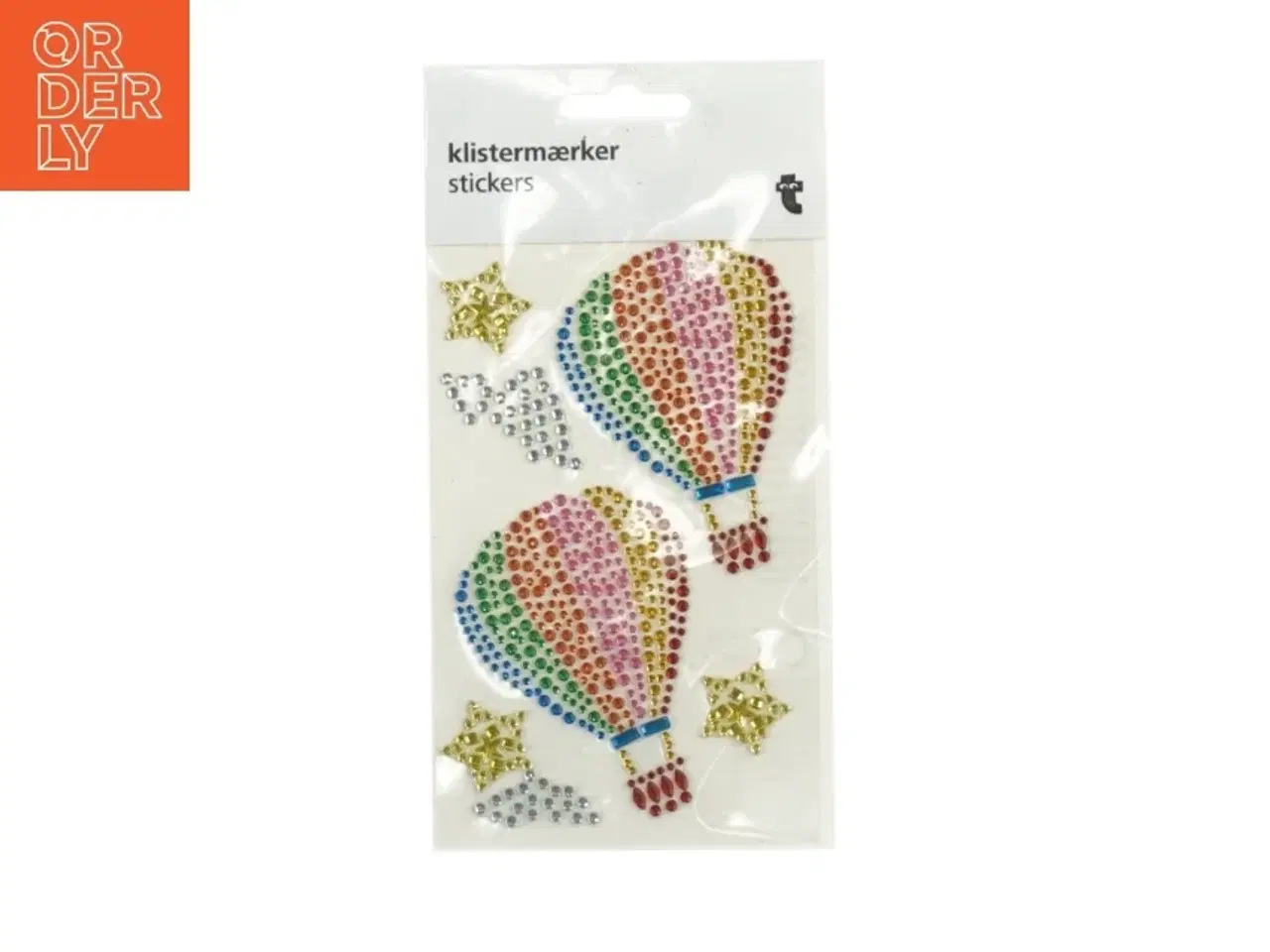 Billede 1 - Klistermærker med luftballon og stjerner fra Flying Tiger