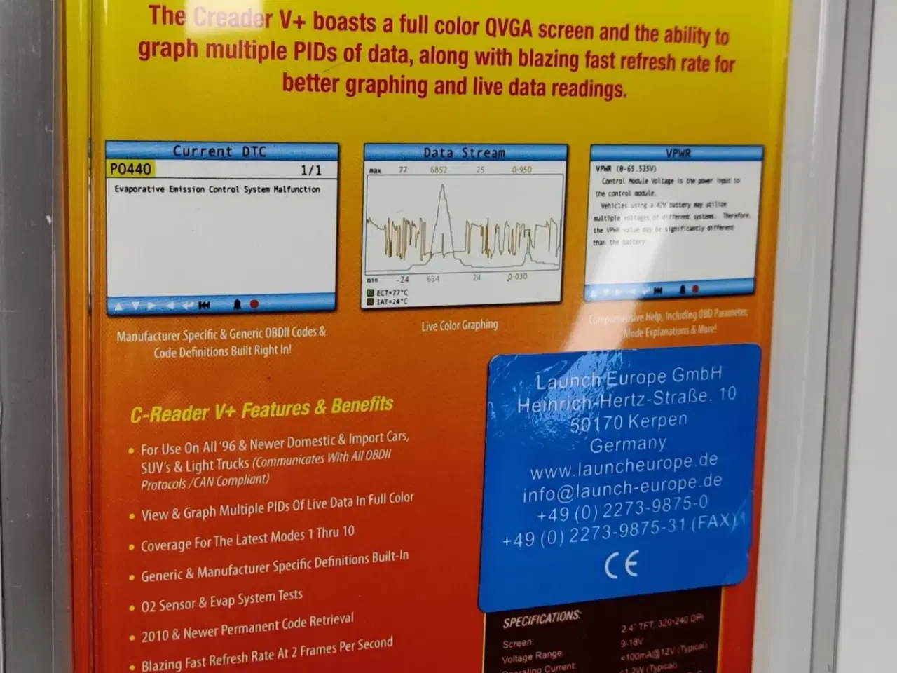 Billede 2 - Creader V+ OBD tester