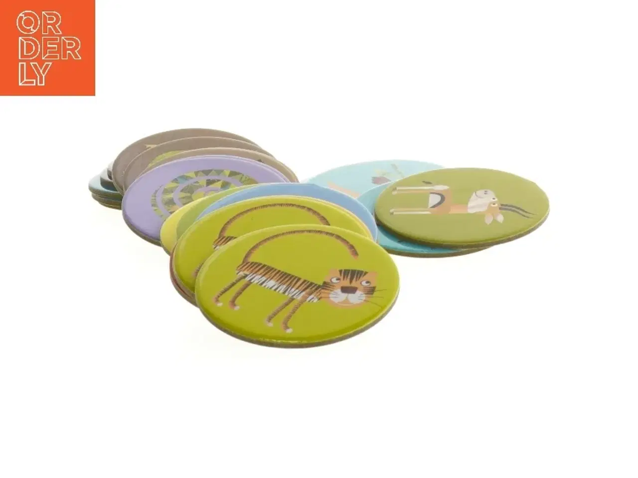 Billede 2 - Hukommelsesspil med jungledyr fra Djeco (str. 12 x 12 cm)