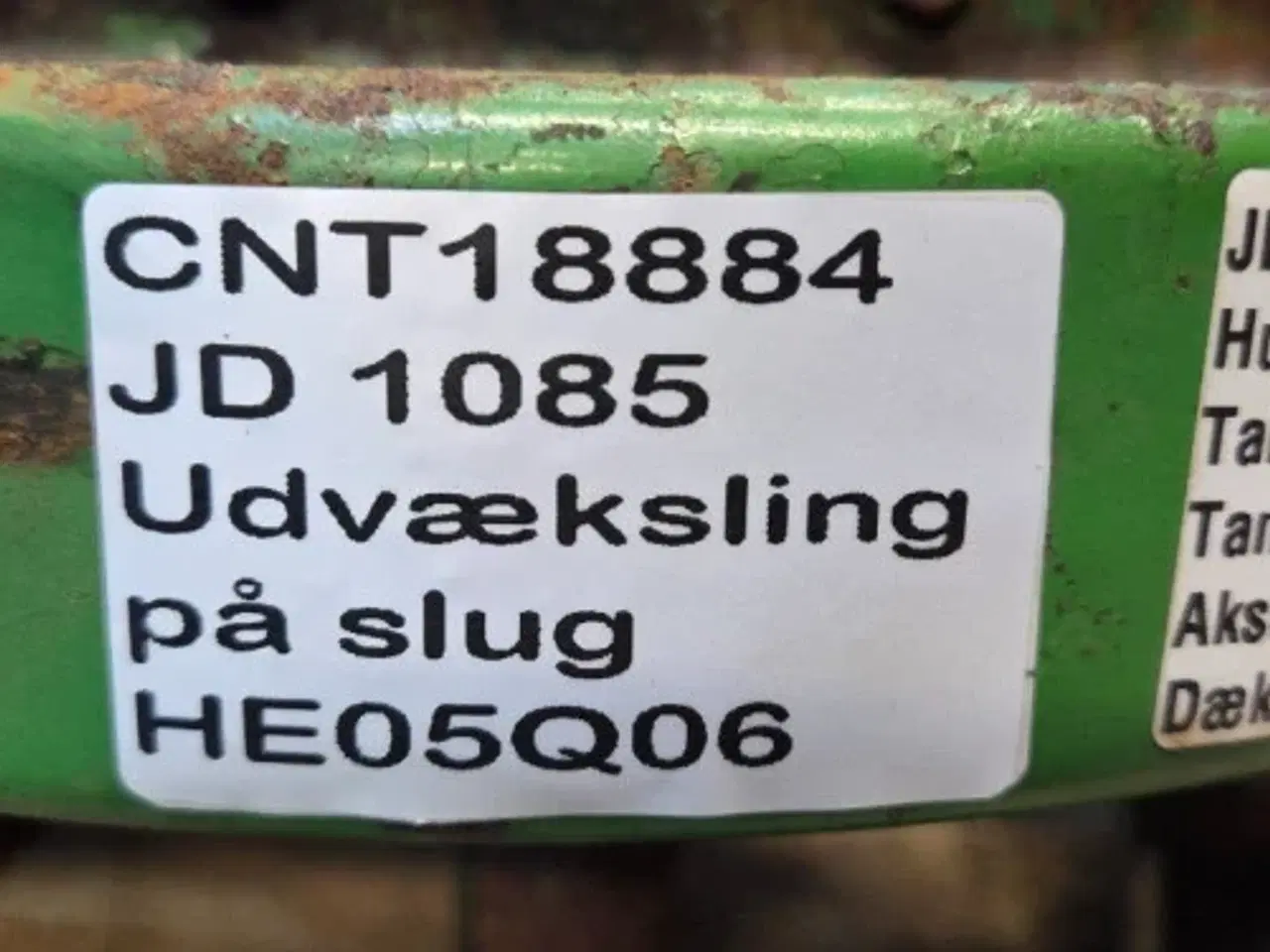 Billede 11 - John Deere 1085 Transmission Z11496