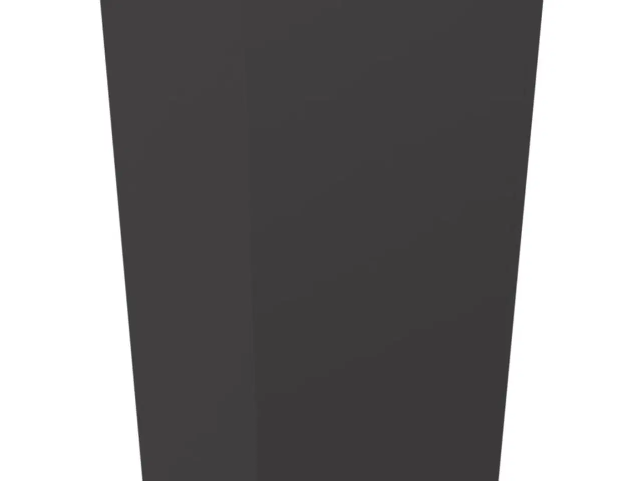 Billede 6 - Plantekrukke 45x45x75 cm stål sort