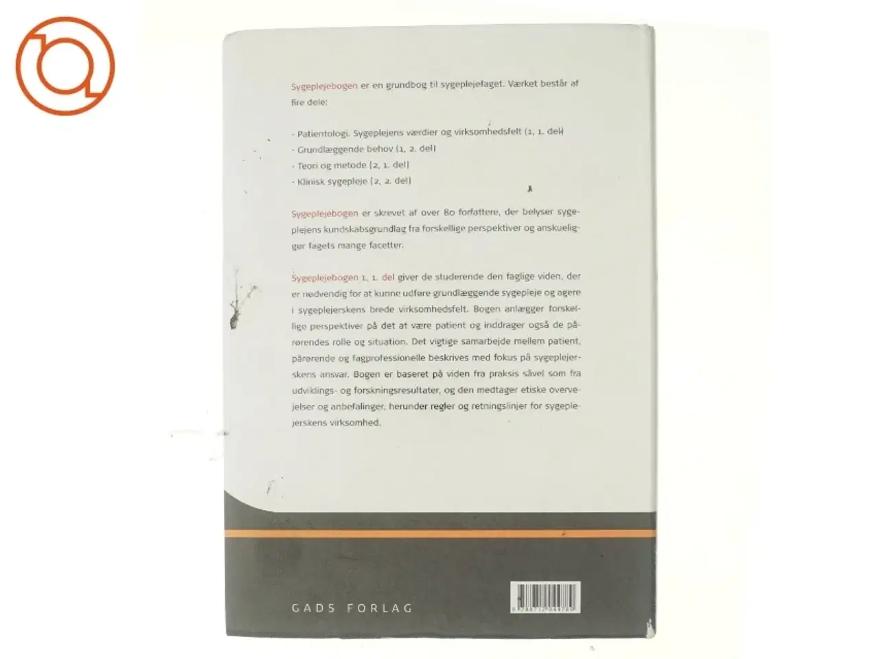 Billede 3 - Sygeplejebogen. Bind 1, 1. del, Patientologi - sygeplejens værdier og virksomhedsfelt (Bog)