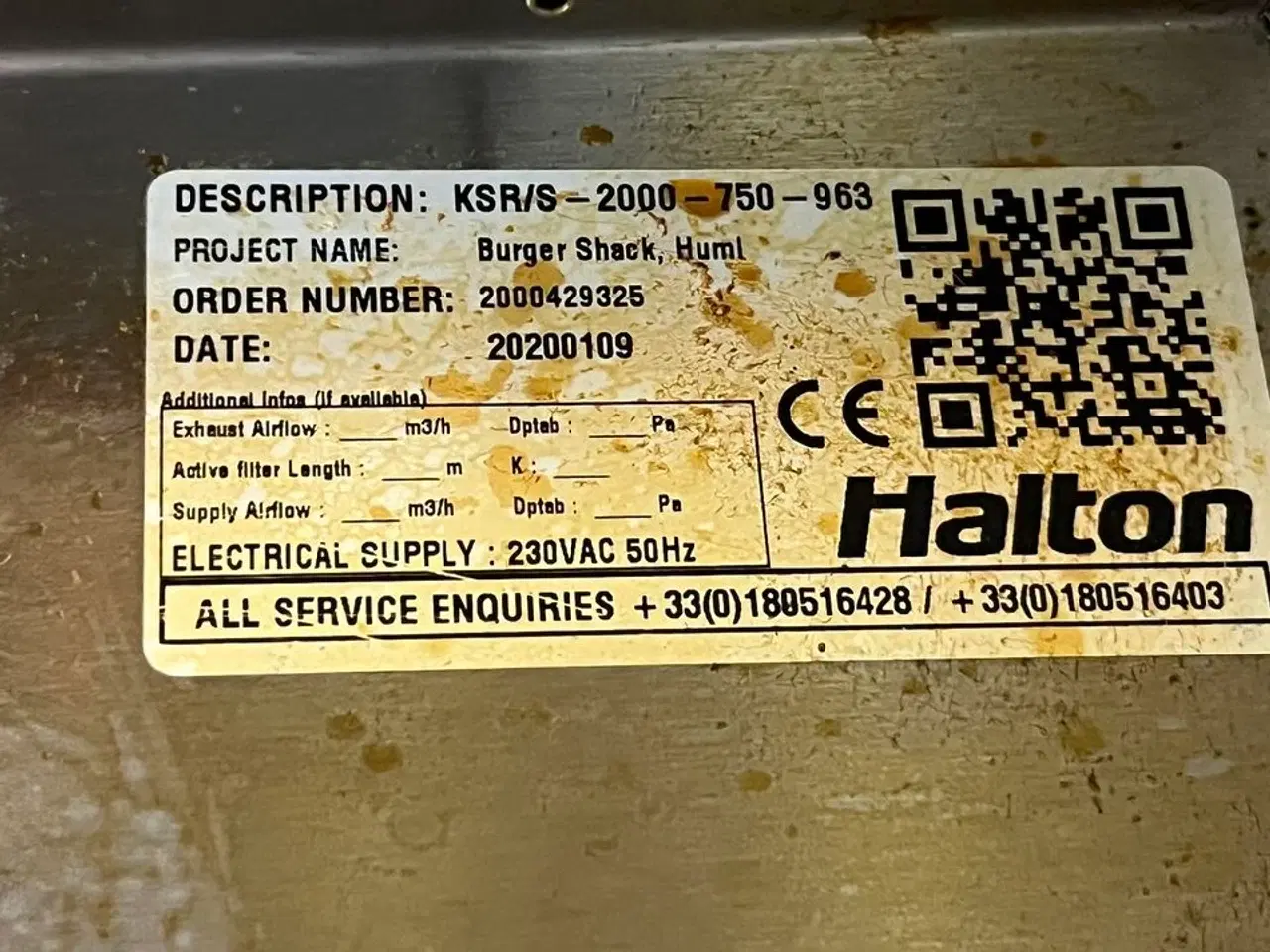 Billede 14 - Emhættesystem HALTON KSR/S 2000 x2