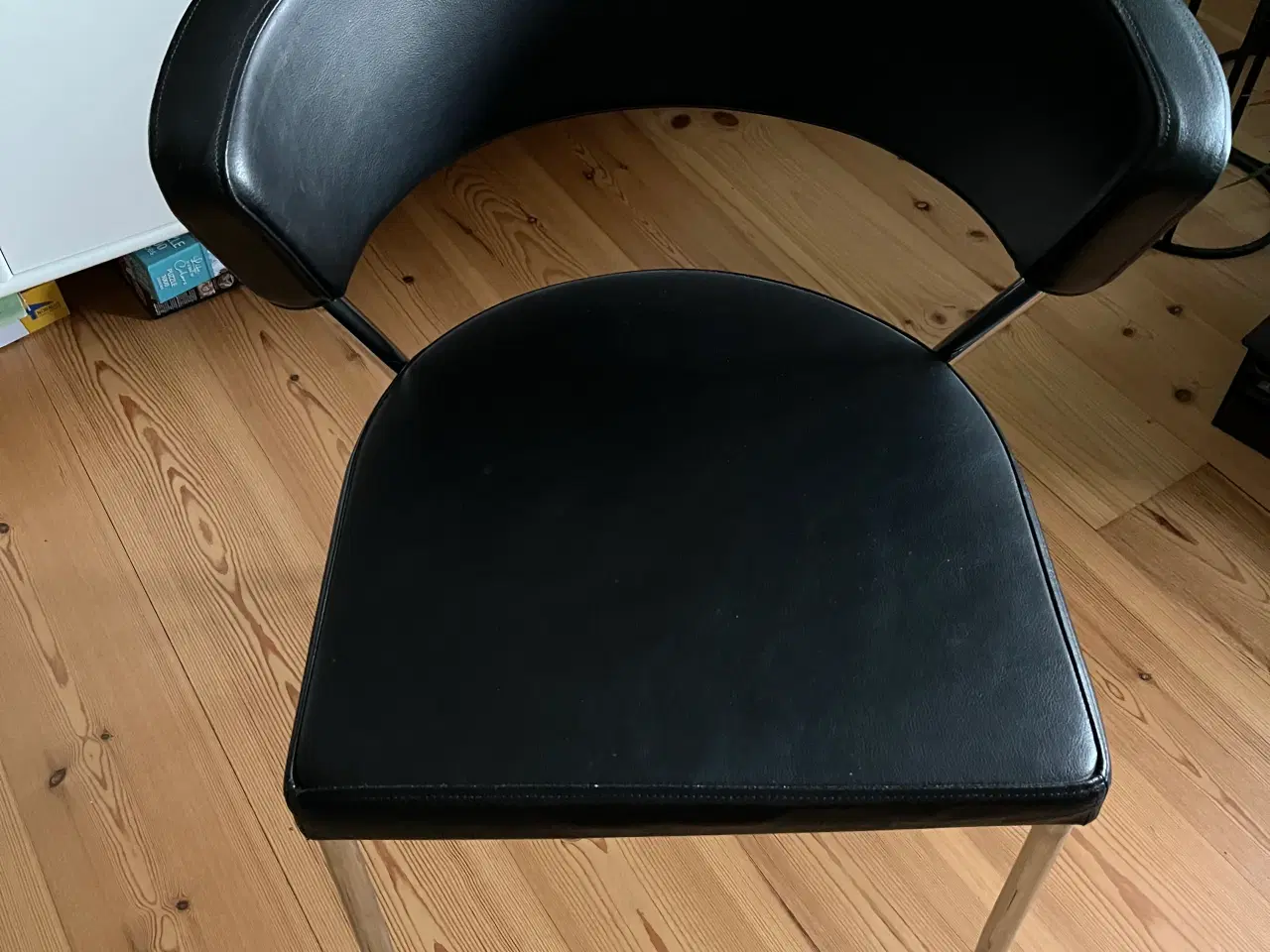 Billede 2 - Spisebordstole i læder