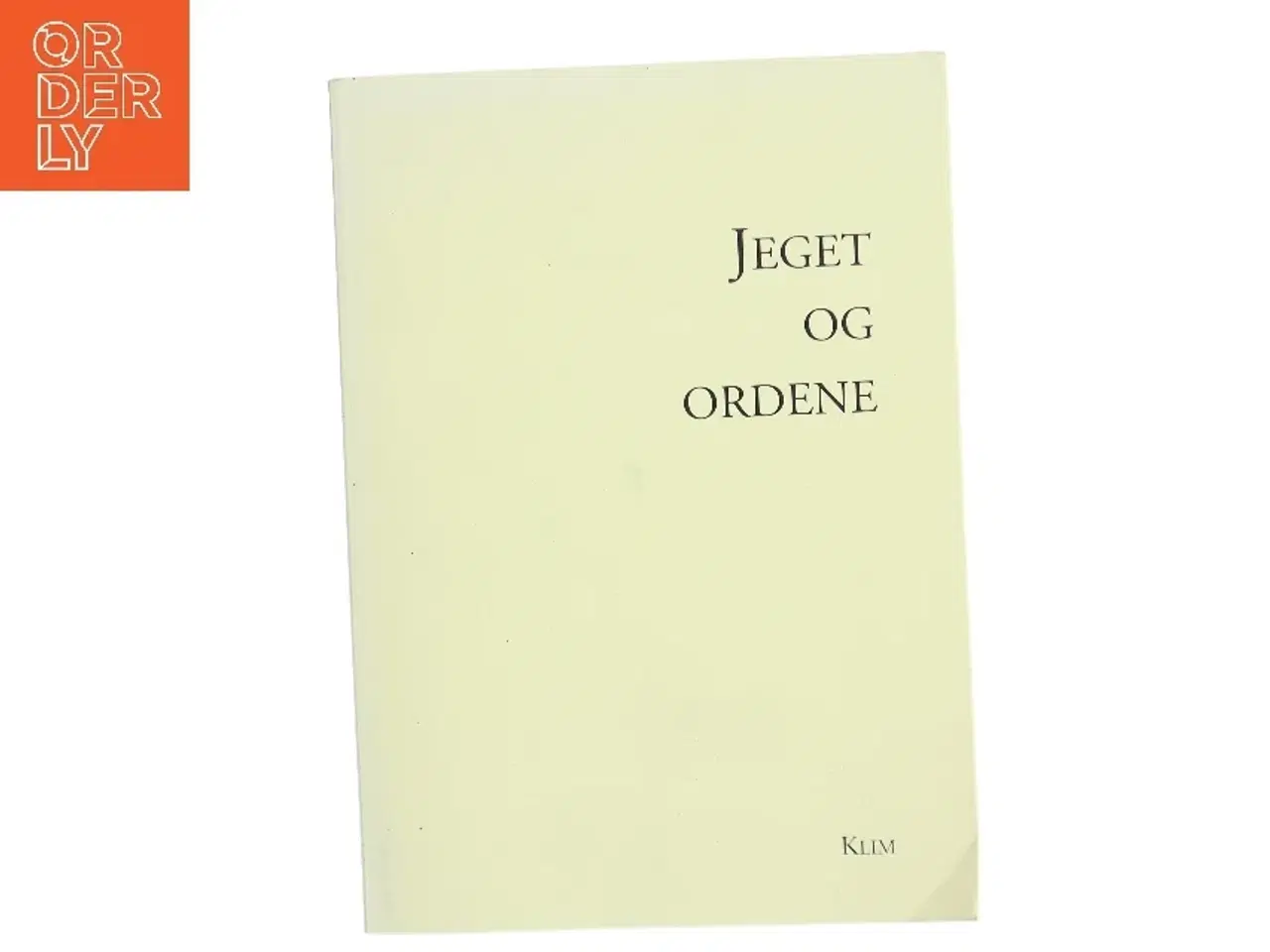 Billede 1 - Jeget og ordene (Bog)