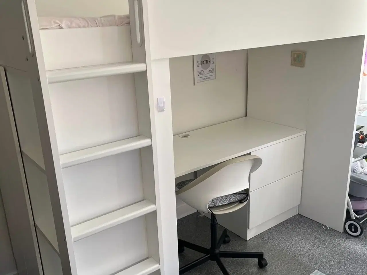 Billede 1 - 🛑🛌 Rigtig pæn køjeseng/halvhøj seng sælges