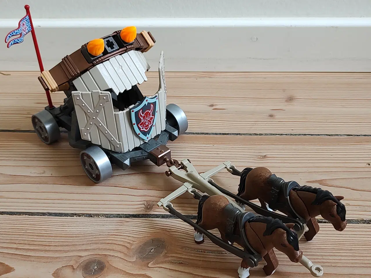 Billede 1 - Playmobil Ballist med hestevogn