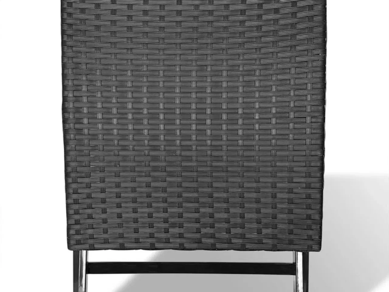 Billede 3 - Foldbar skammel polyrattan sort