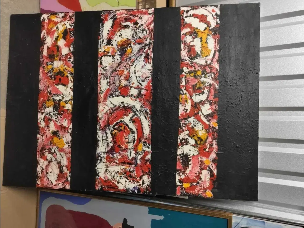 Billede 2 - Abstrakt Blikfang – Stort & Energisk Værk