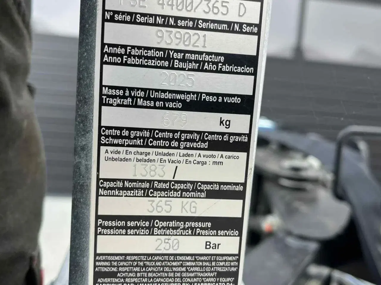 Billede 7 - Manitou PSE 4400/365D Mandskabskurv