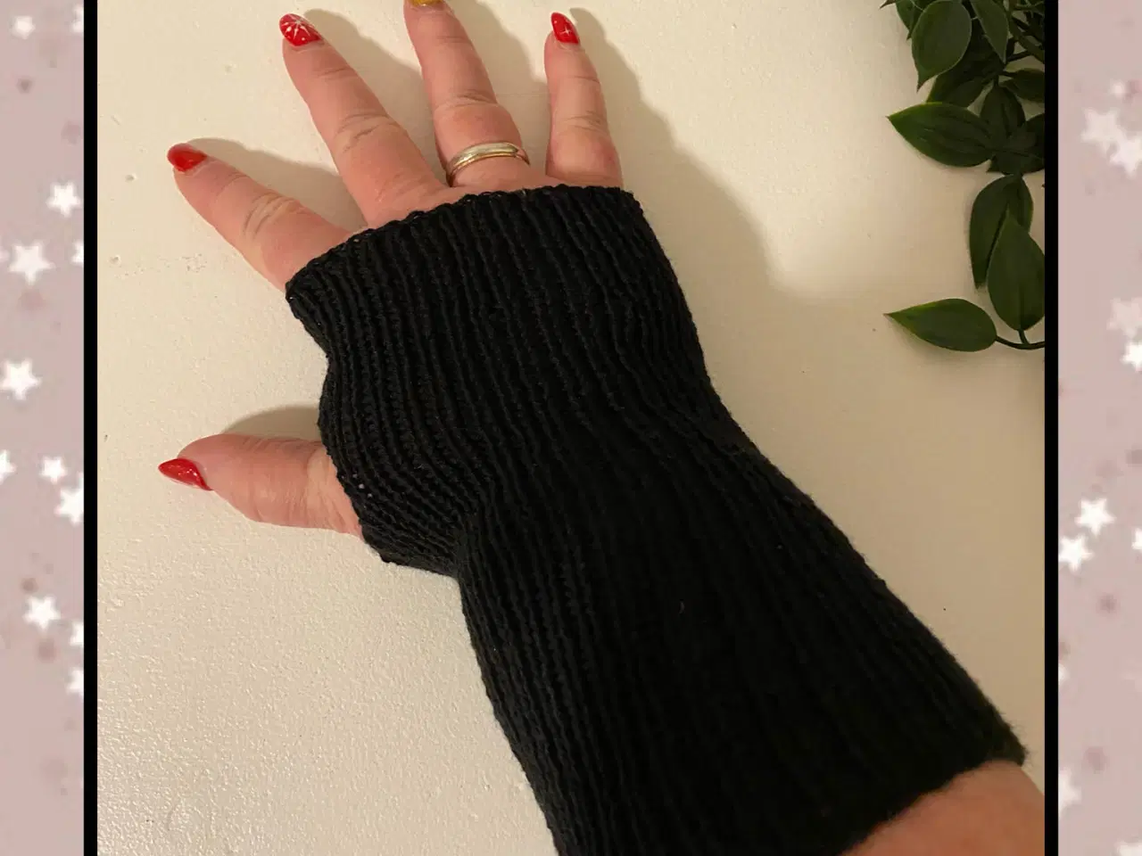 Billede 3 - Hjemmestrikkede håndledsvarmere