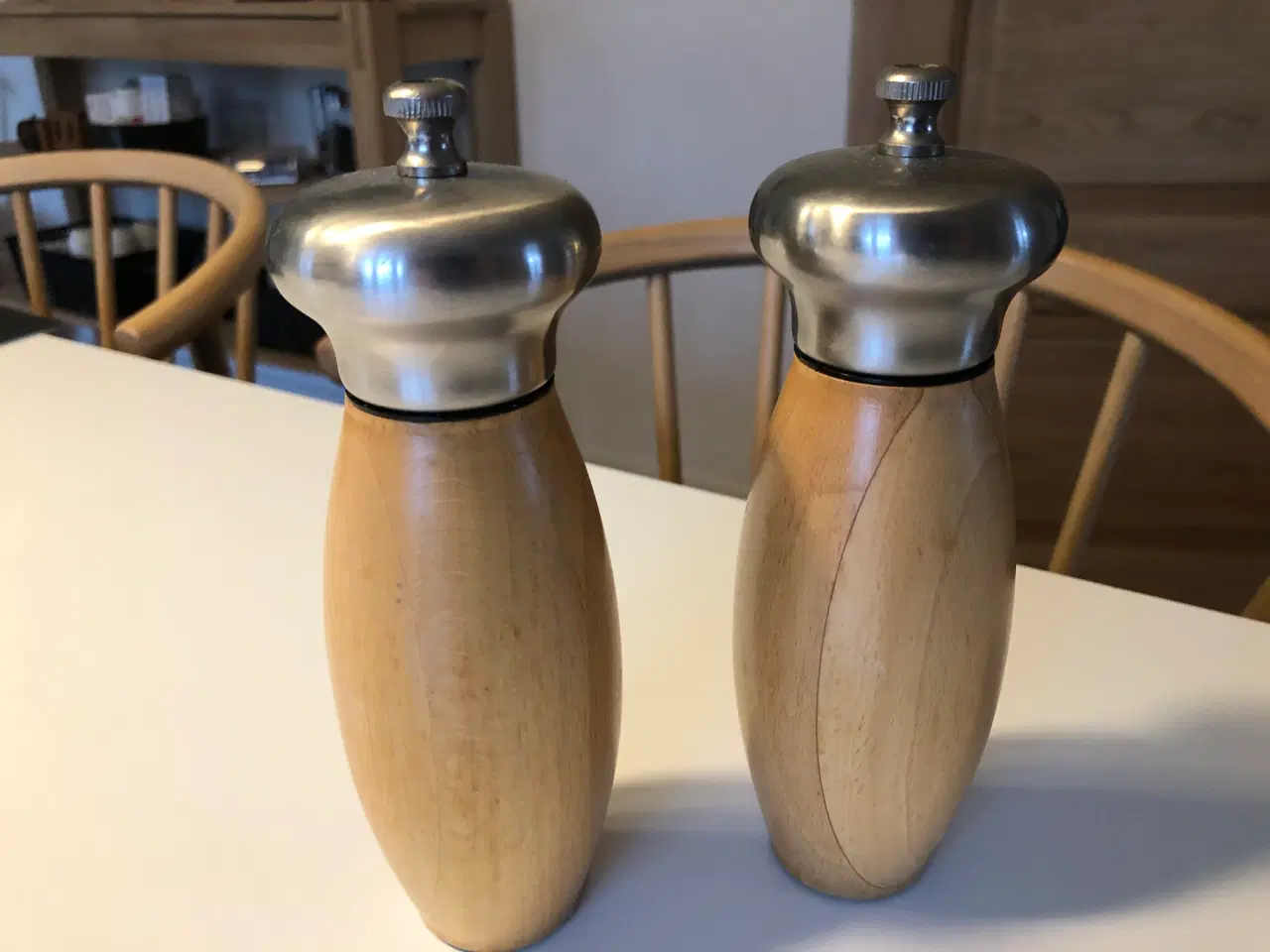 Billede 2 - Salt og peber kværn i lyst træ