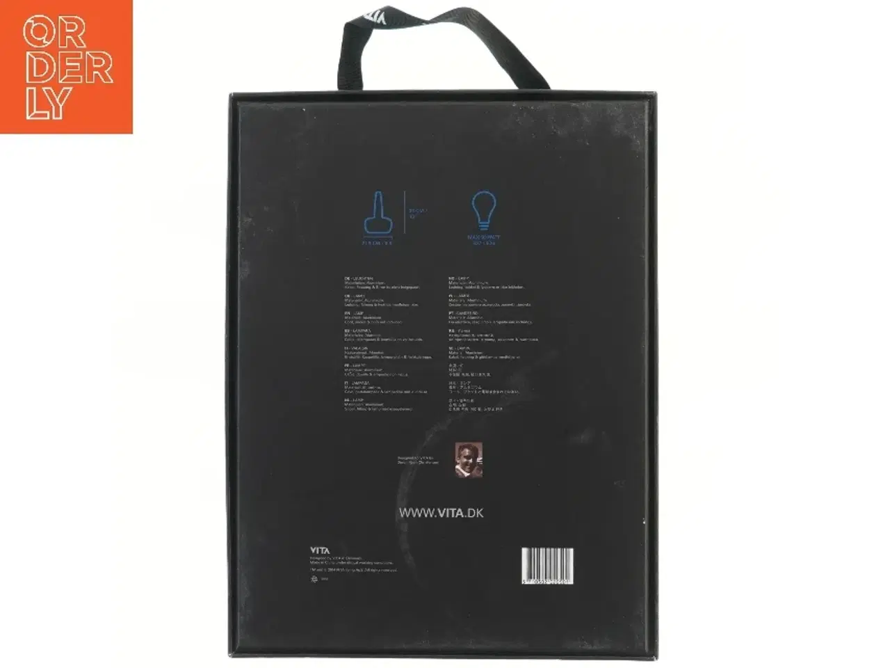 Billede 2 - VITA Clava poleret stål pendellampe fra Vita Clava (str. 35 cm)