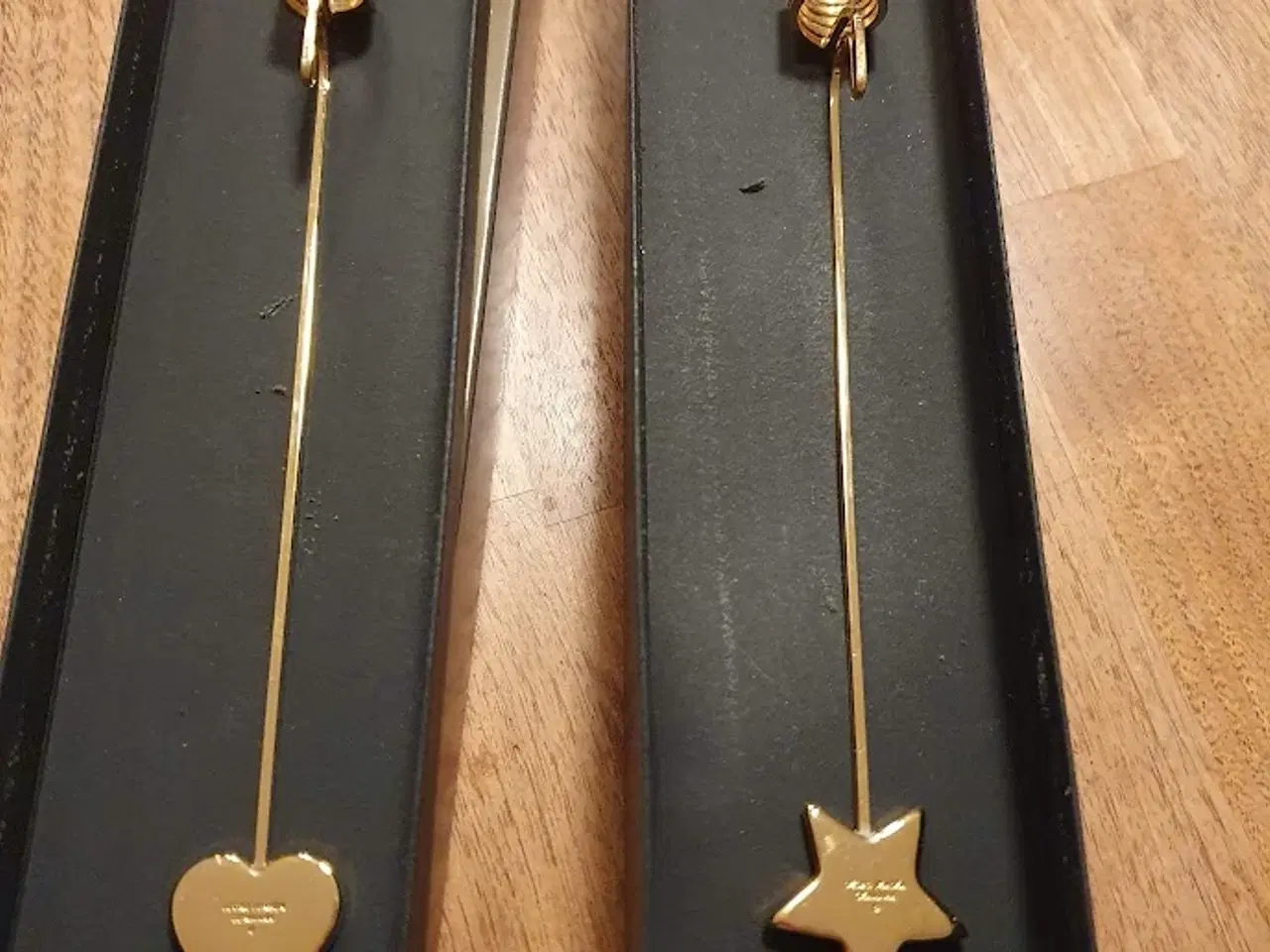 Billede 3 - Georg Jensen lysholdere 1990 - forgyldt 