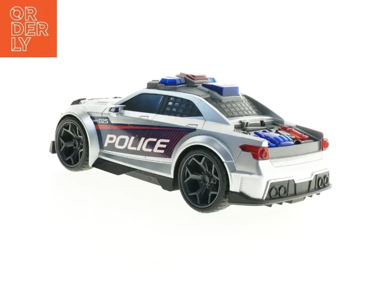 Billede 3 - Politibil, måske fjernstyret (str. 33 x 14 x 11 cm)