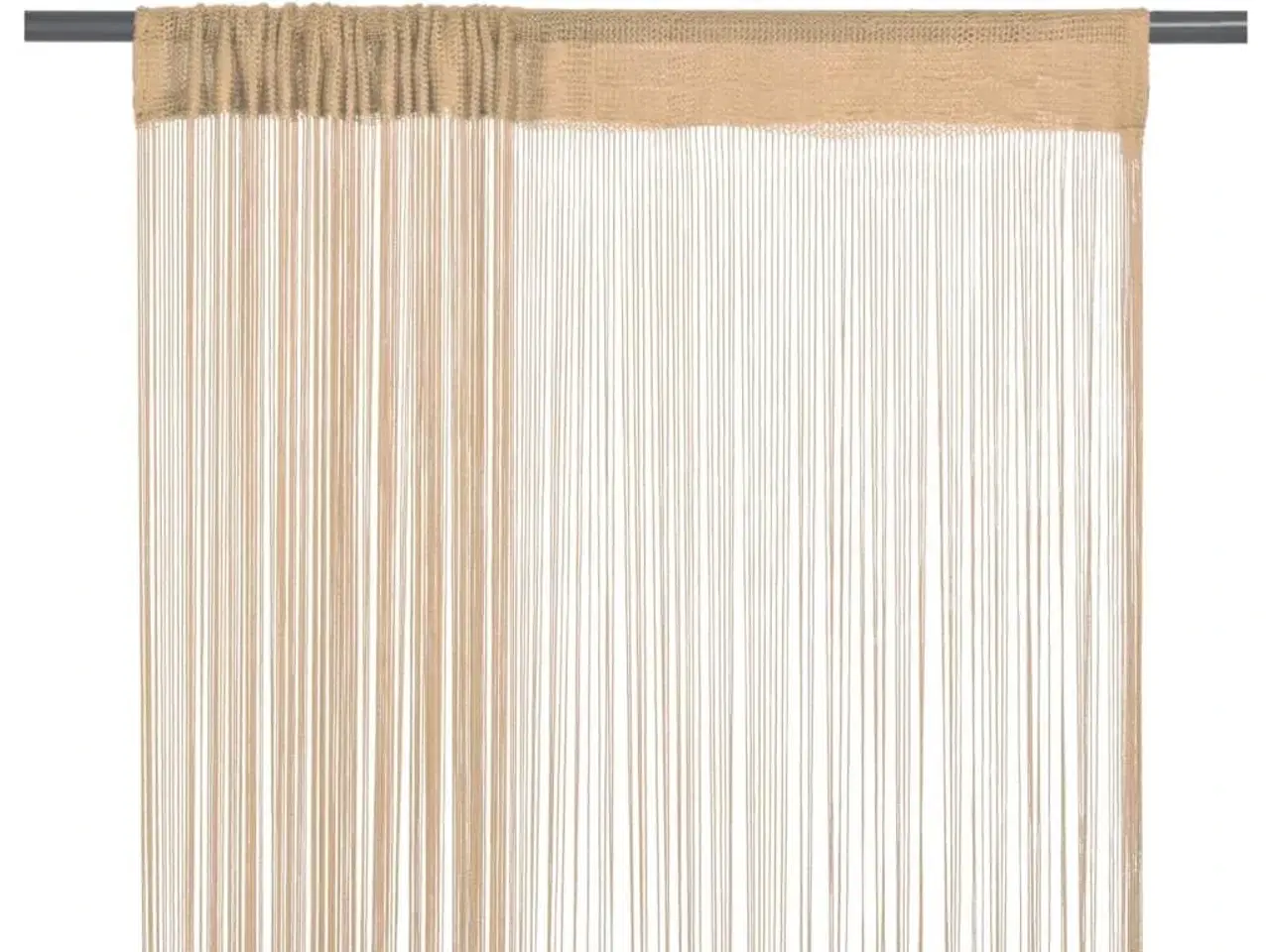 Billede 1 - Trådgardiner 2 stk. 140 x 250 cm beige