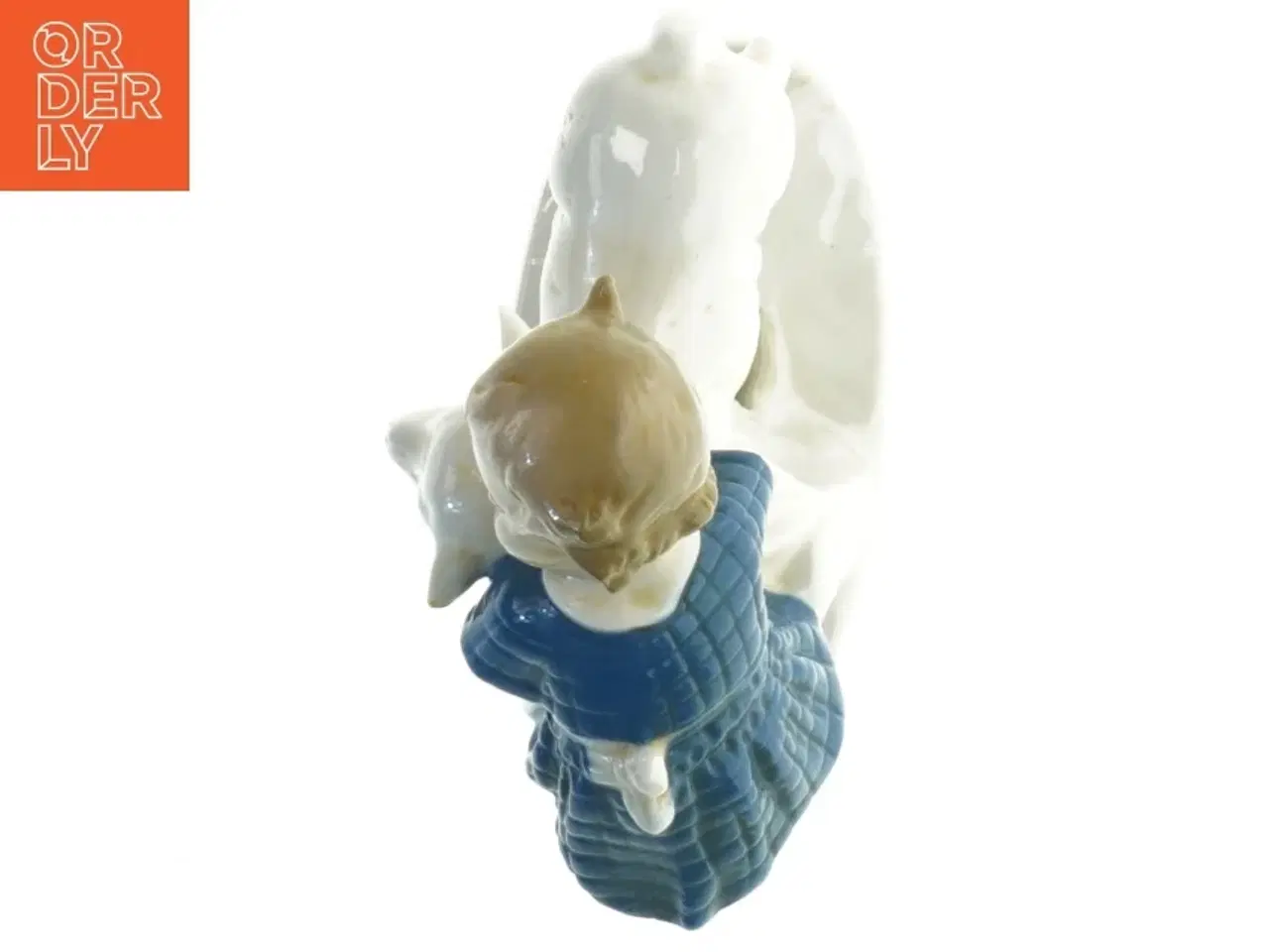 Billede 3 - Unden Glace Porcelænsfigur barn og lam (str. 11x13,5 cm)