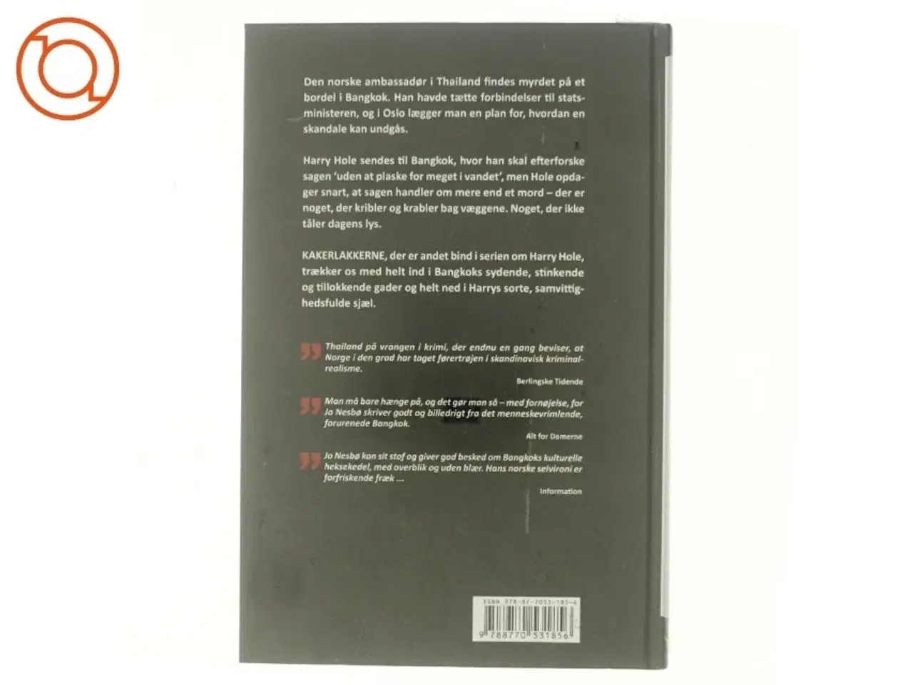 Billede 3 - Kakerlakkerne af Jo Nesbø (Bog)