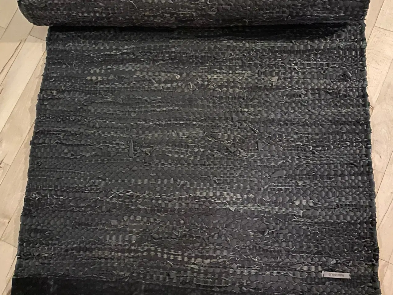 Billede 3 - Læder klude tæppe