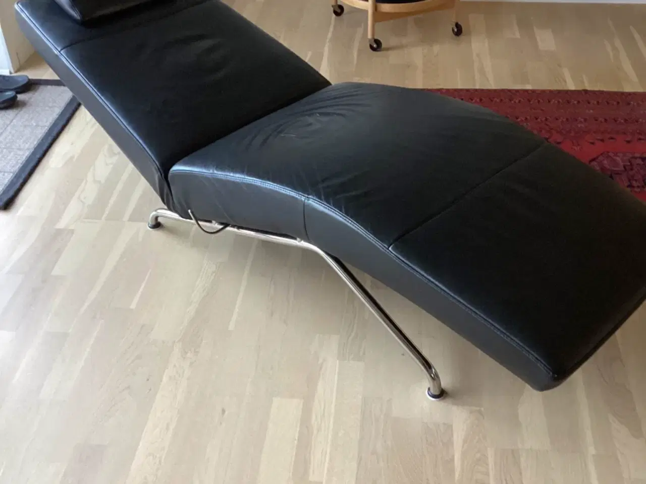 Billede 3 - Chaiselong i læder