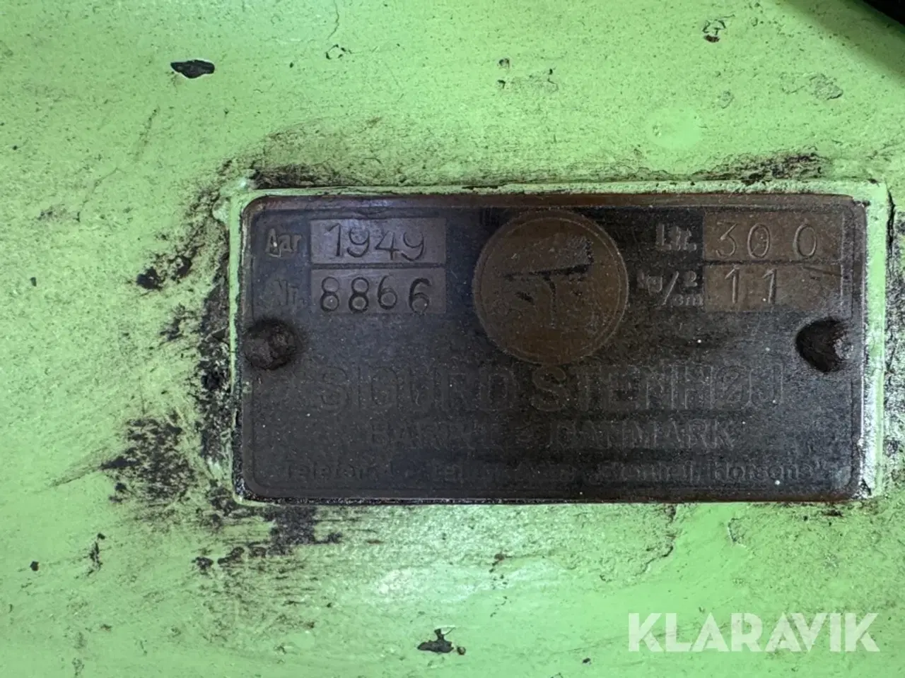 Billede 5 - Kompressor Sigurd Stenhøj 300 liter 11kg/cm2