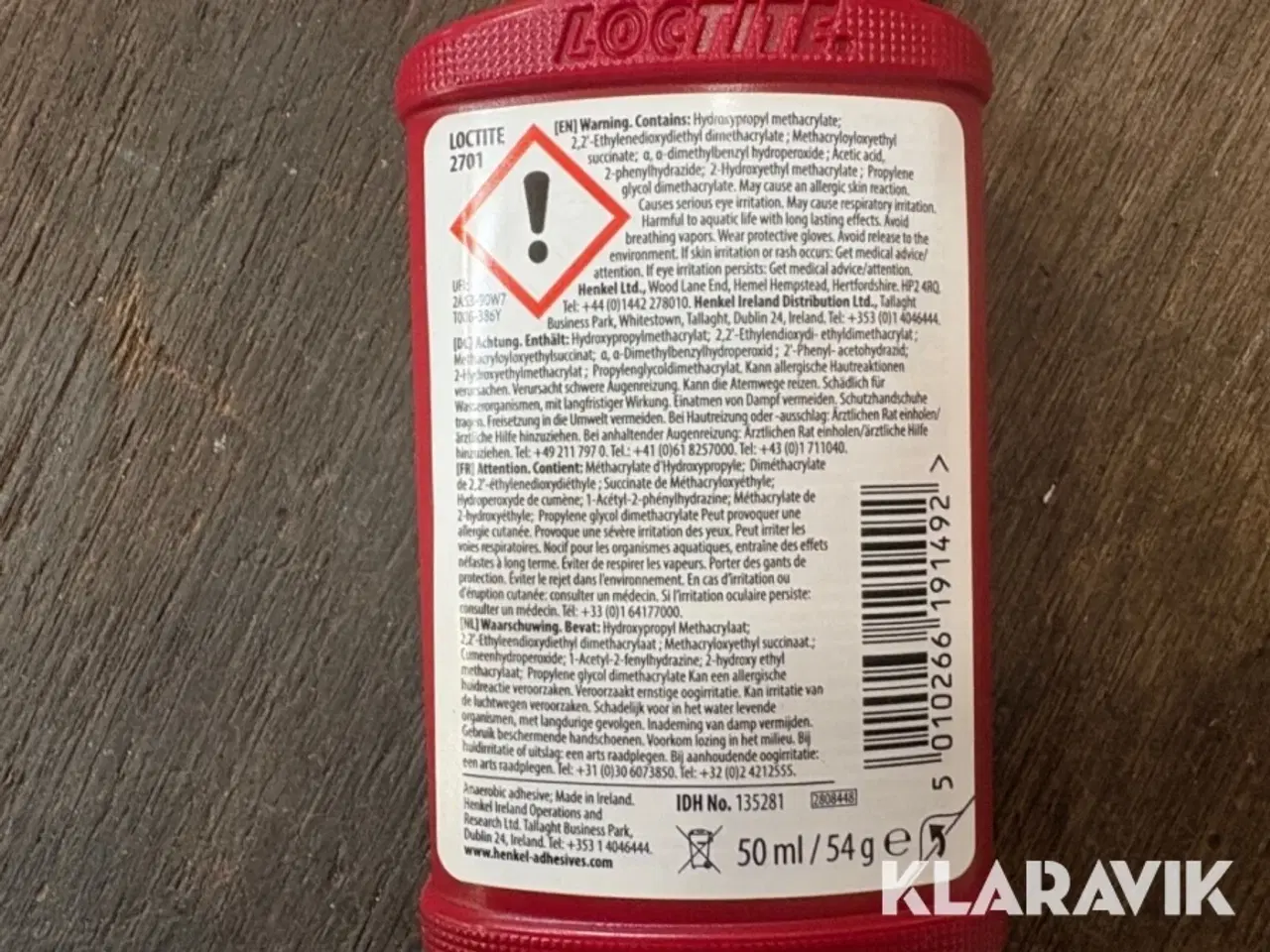 Billede 3 - Gevindlim Loctite 2701  12 styk