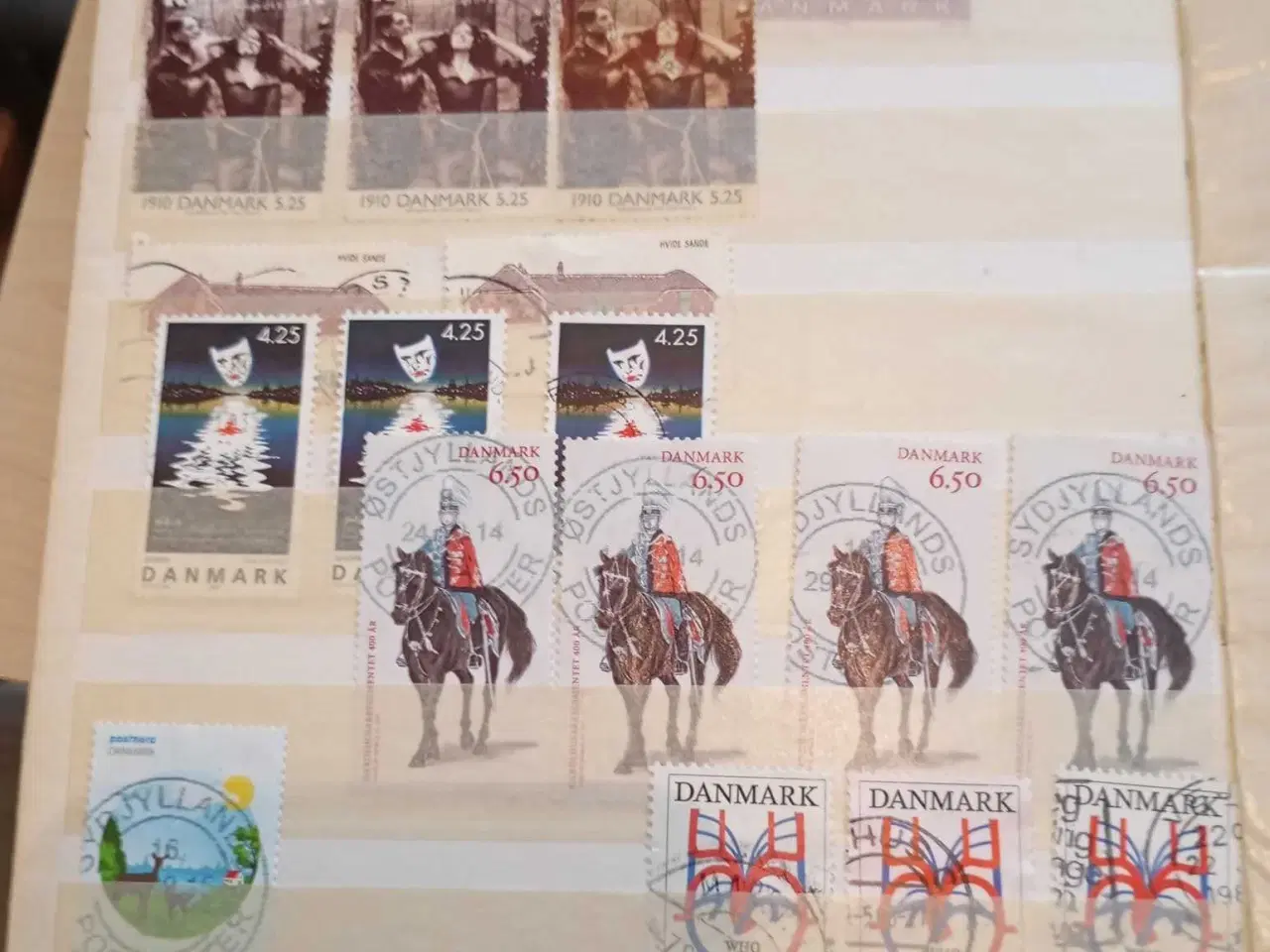 Billede 31 - indstiksbog med danske frimærker 
