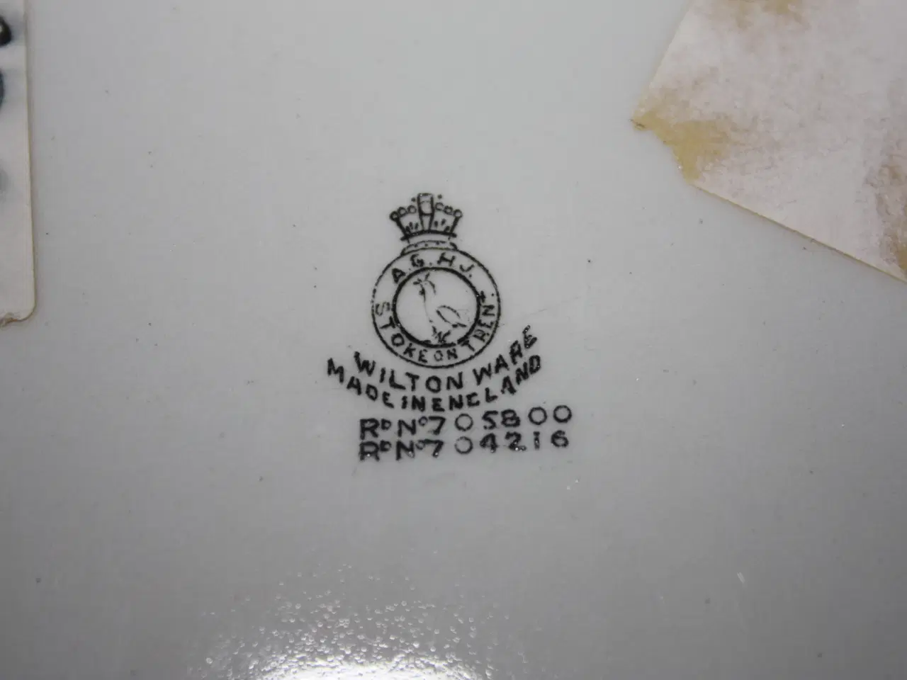 Billede 4 - Wilton Ware tallerken  705800 diam. 20,5 cm