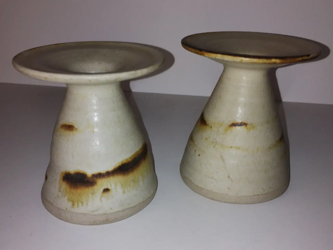 Billede 1 - Flotte keramik lysestager