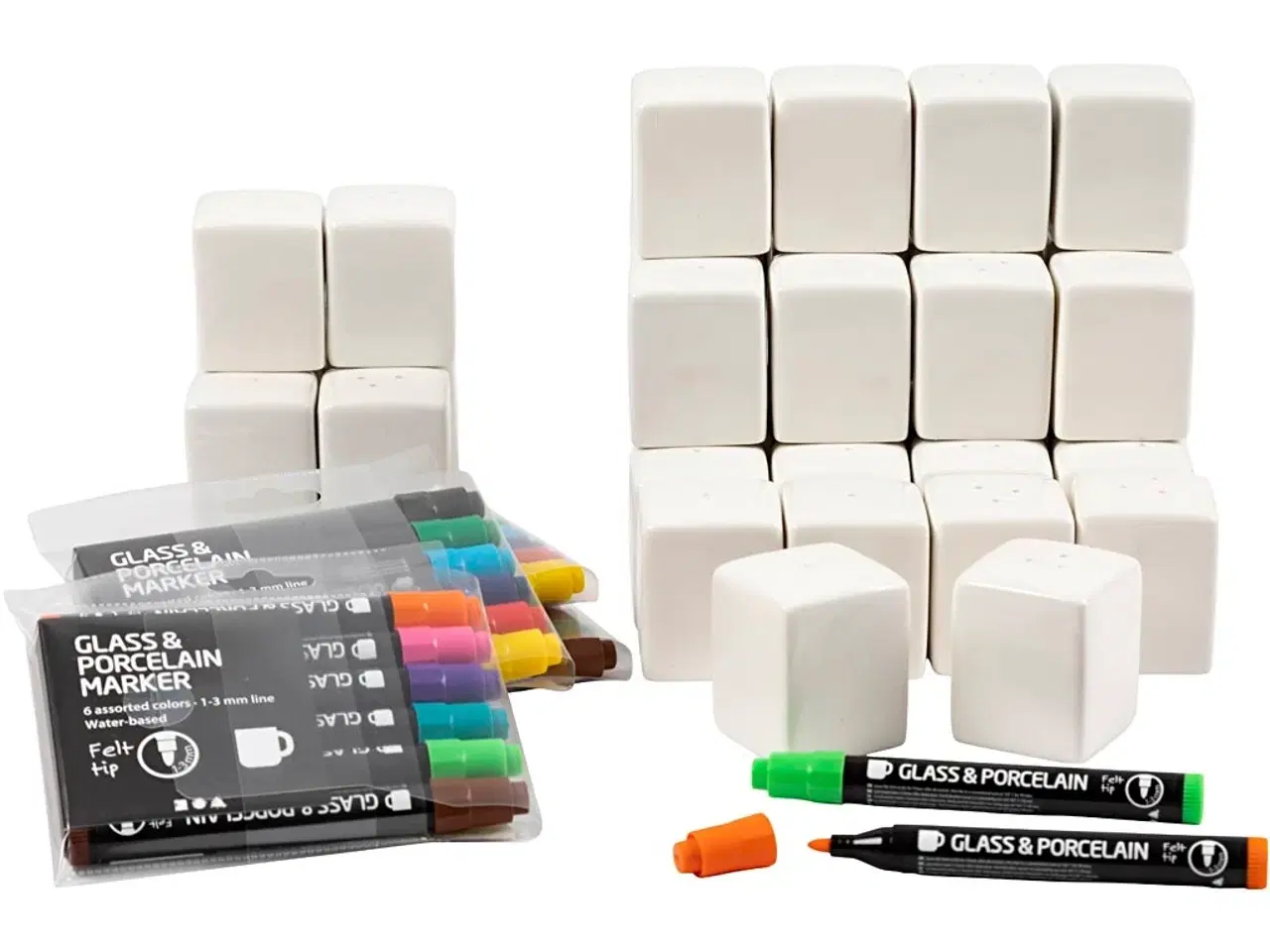 Billede 1 - Kreativt Klassesæt til Salt- og Pebersæt