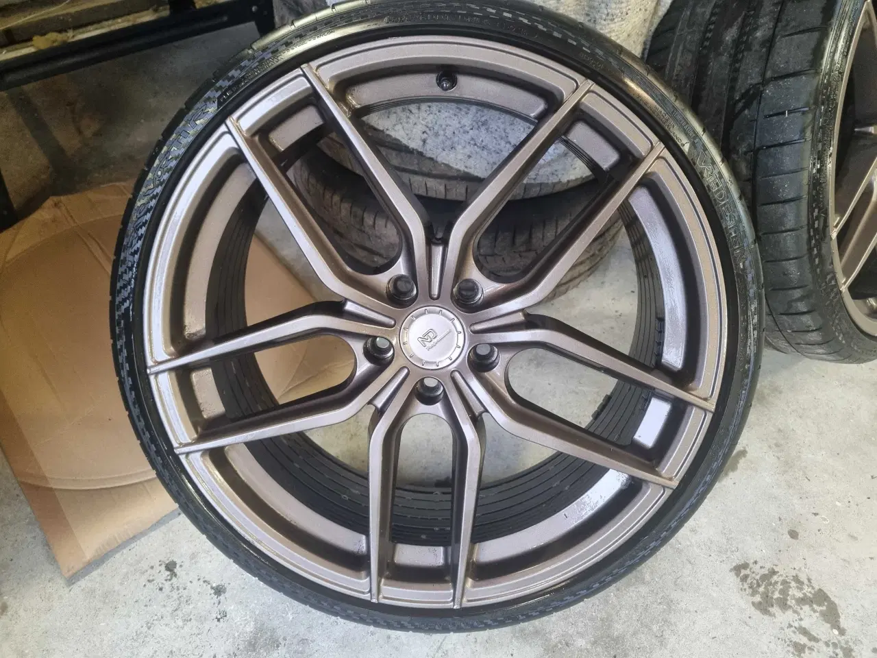 Billede 3 - 20" 5x112 BILLIGE Ocean Performance kobber Fælge.
