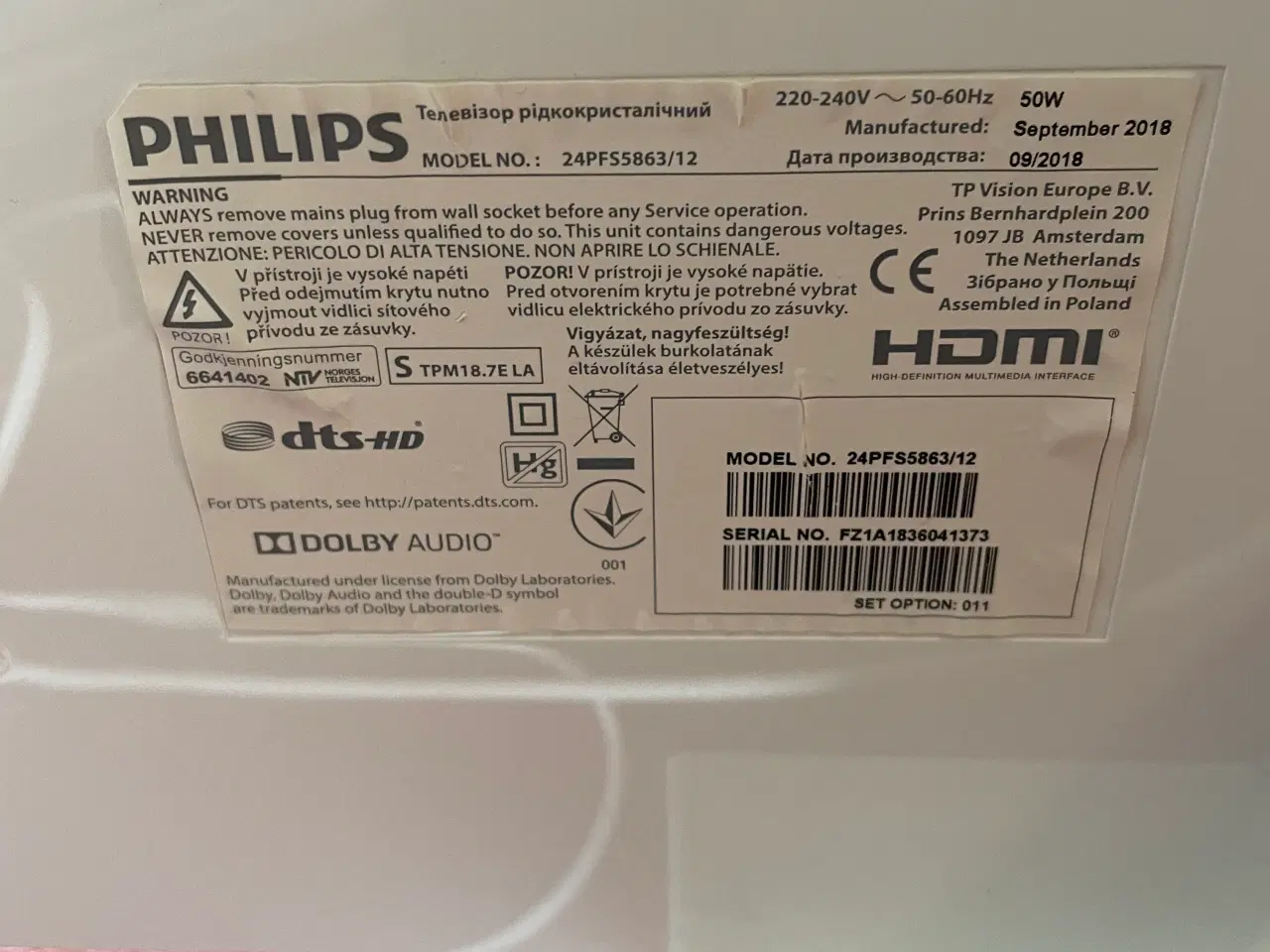 Billede 5 - Smart TV philips 24 tommer,