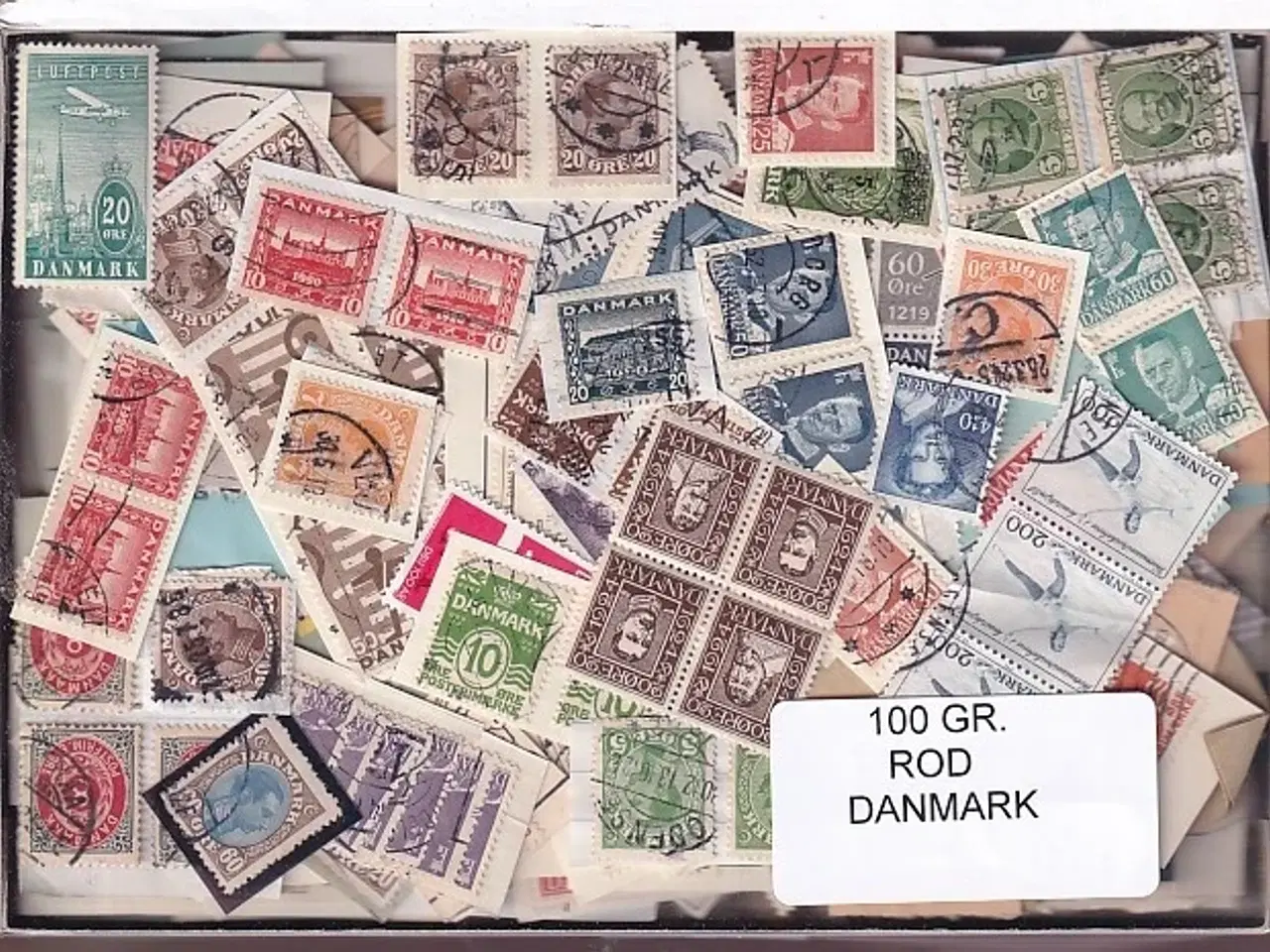 Billede 1 - Danmark 100 g. ROD. - Hjemkommet  15 - 11 - 2025