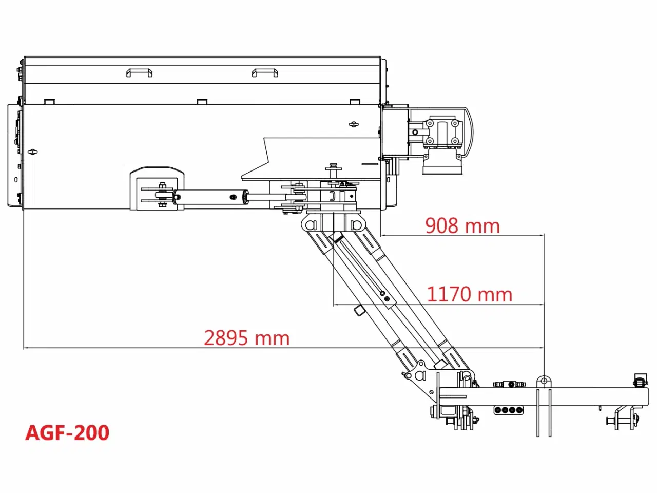 Billede 8 - Jansen GmbH AGF-200 Svingbar Slagleklipper - NYE