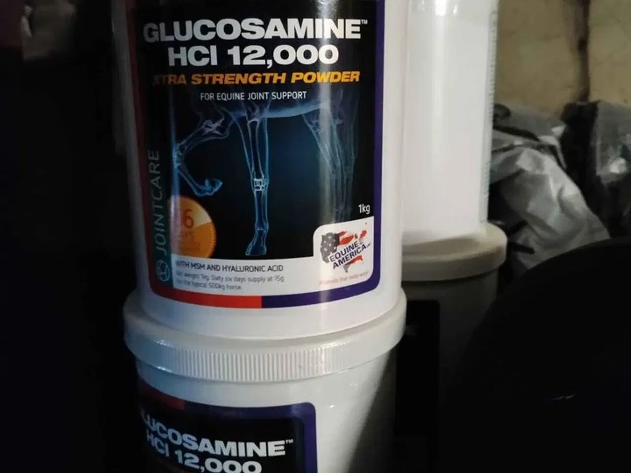 Billede 2 - 3 stk glucosamin pulver til (hest,hund,kat)