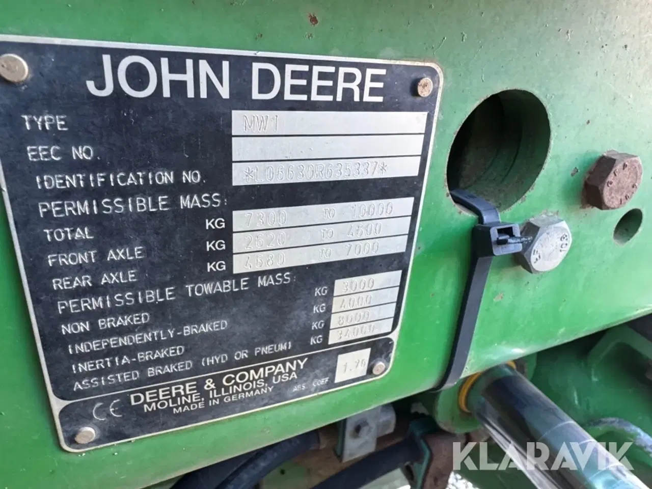Billede 5 - Traktor John Deere 6630 premium