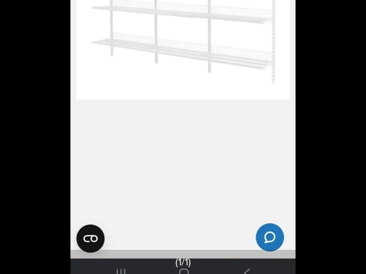 Billede 1 - Væghængt  reol 