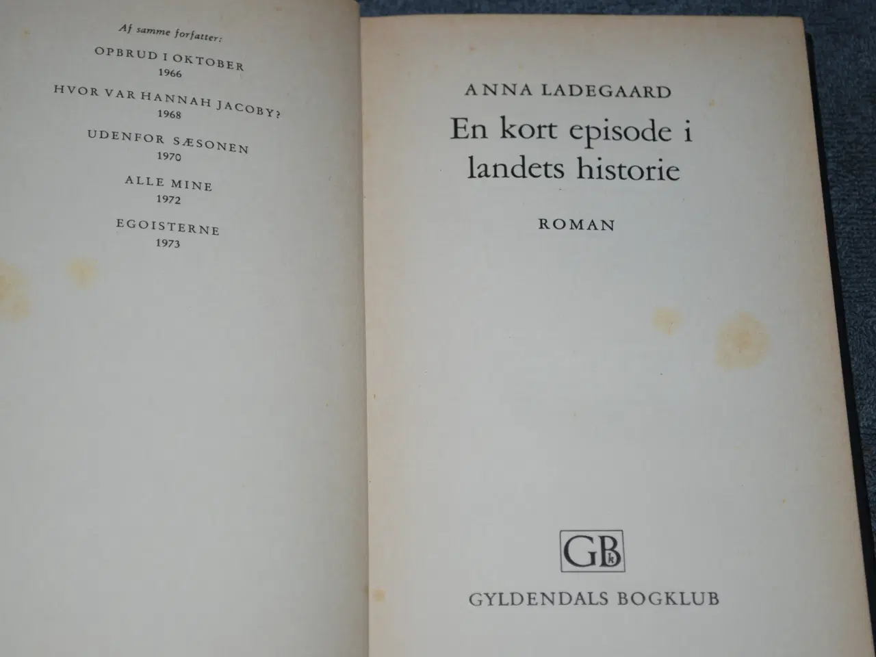 Billede 2 - En kort episode i landets historie, Anna Ladegaard